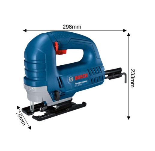 Bosch GST 8000 E Professional Jigsaw – High Speed Jigsaw for Precision Cutting in Wood, Metal, and Plastic for Workshop and Construction Use